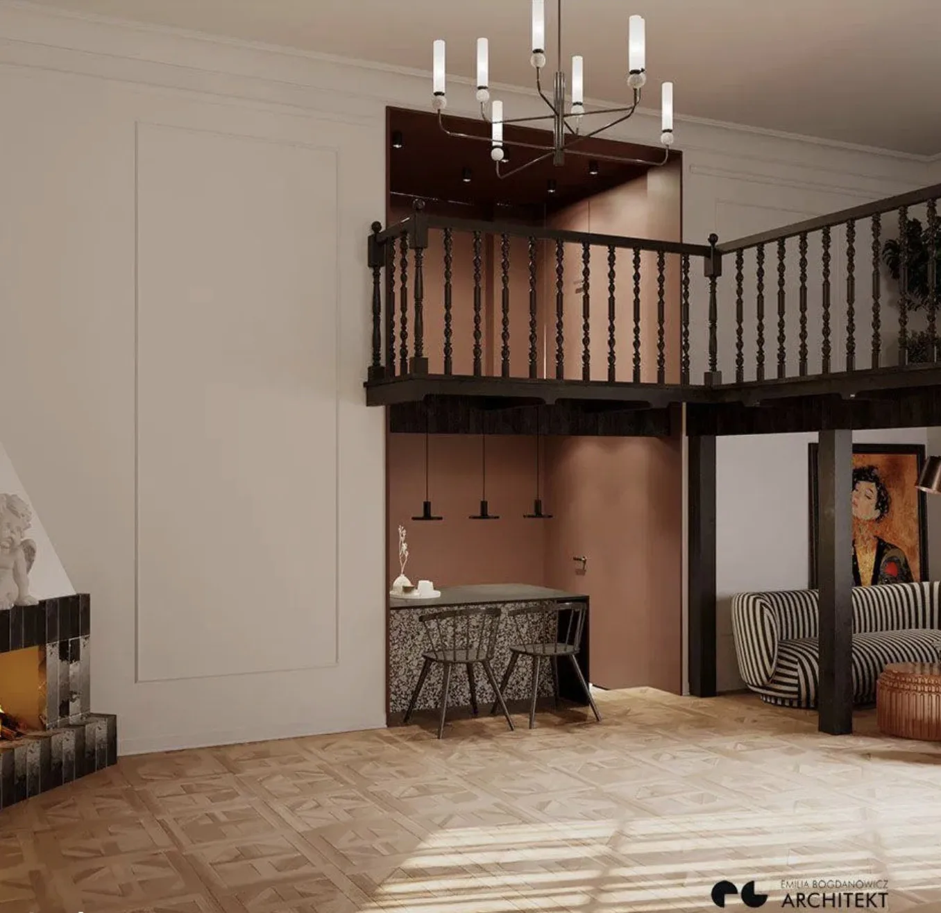 Unique apartment for an office