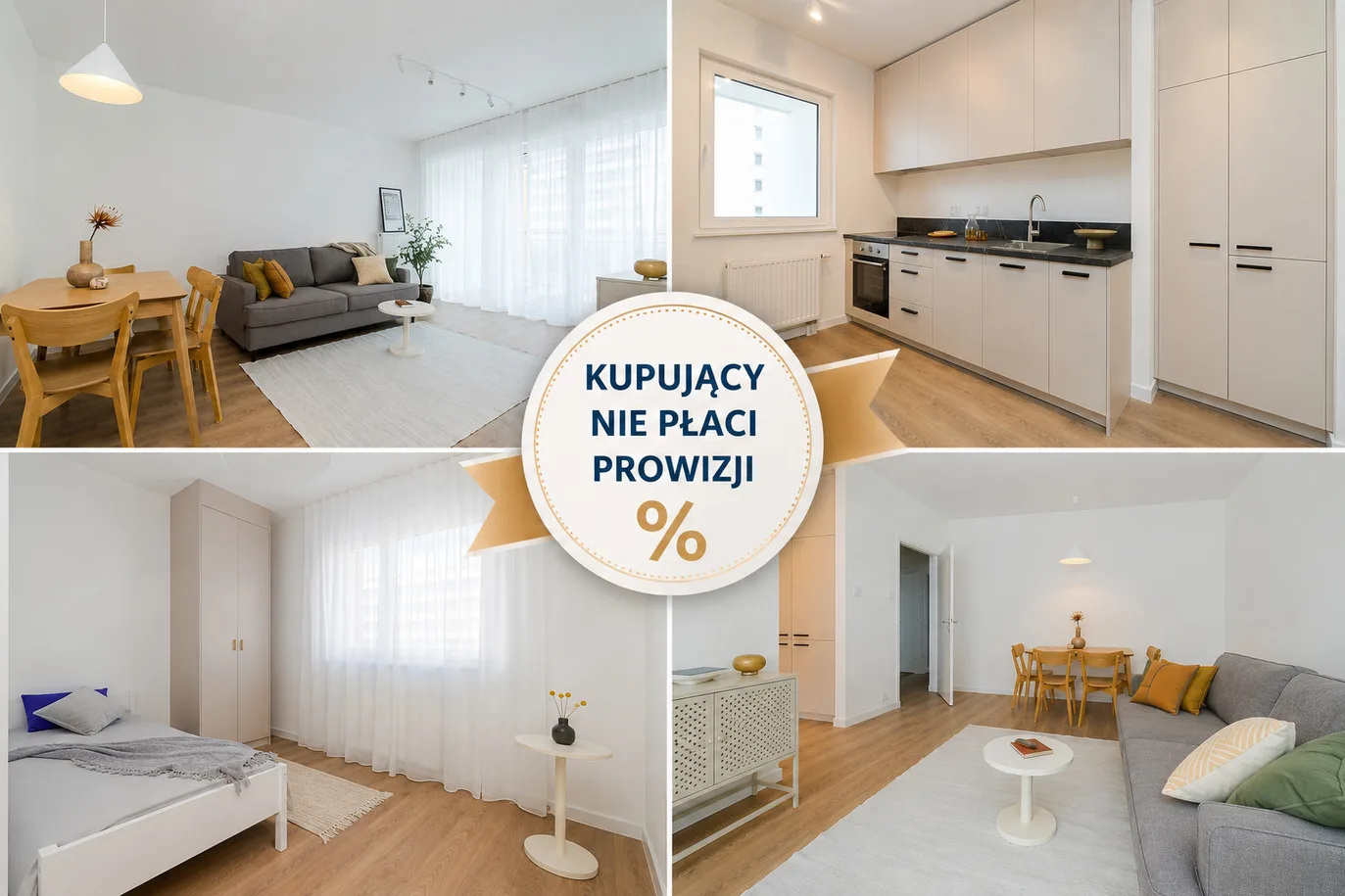COMMISSION 0% I 3-room apartment in Kamionek