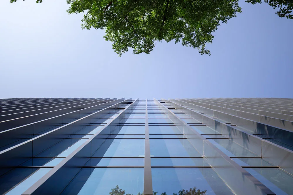 Elegant office space located in a modern office