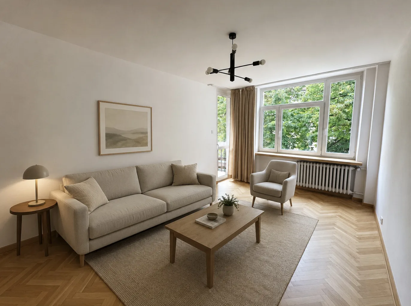 Bright 2-Room Apartment on Długa Street | 2 Balcon