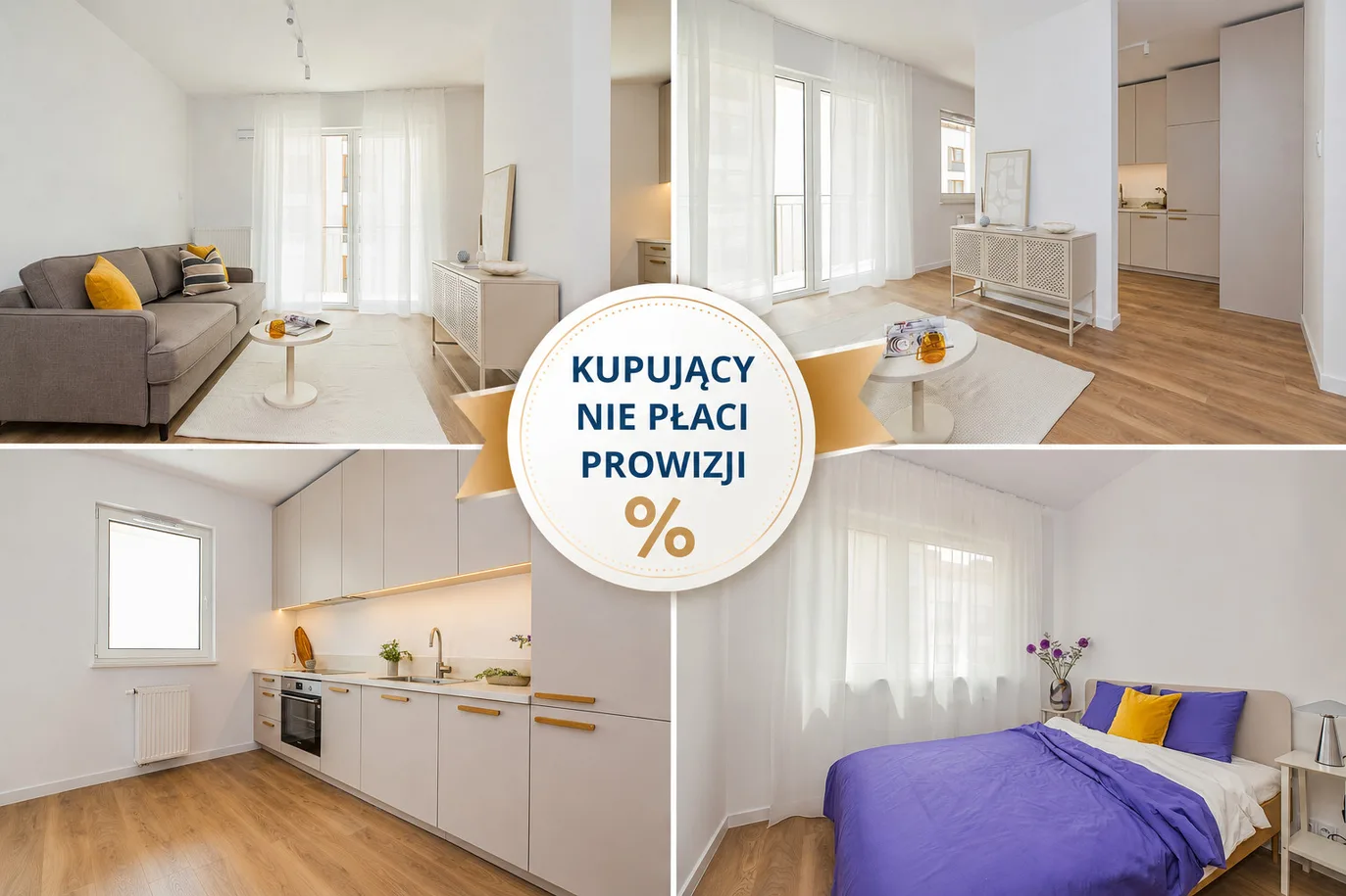 COMMISSION 0% I 2-room apartment in Kamionek