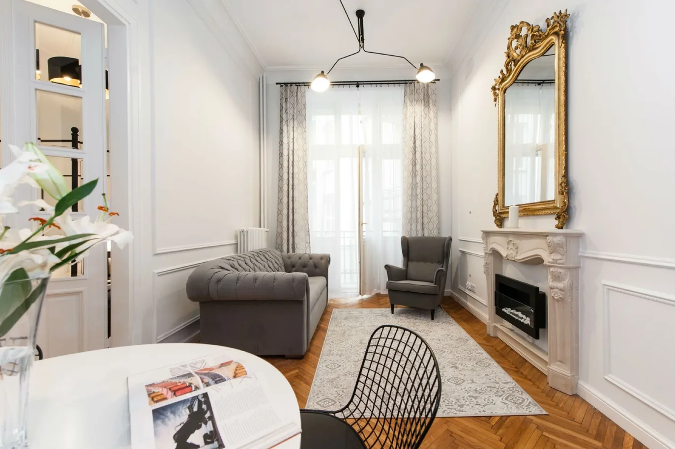 Classical style in a 19th century building