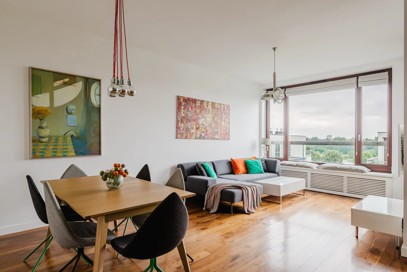Apartment in Powiśle with a view of the Vistula Ri