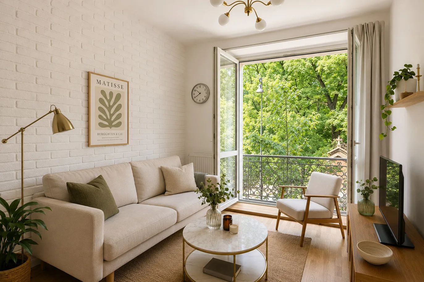 Apartment in Warsaw' City Center I 2 rooms I 50 m2