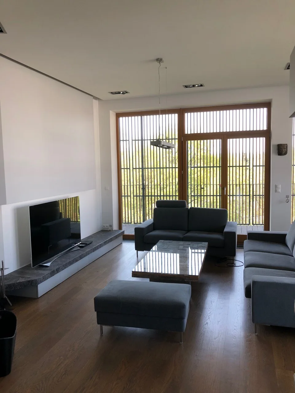 a five-room apartment in Mokotów