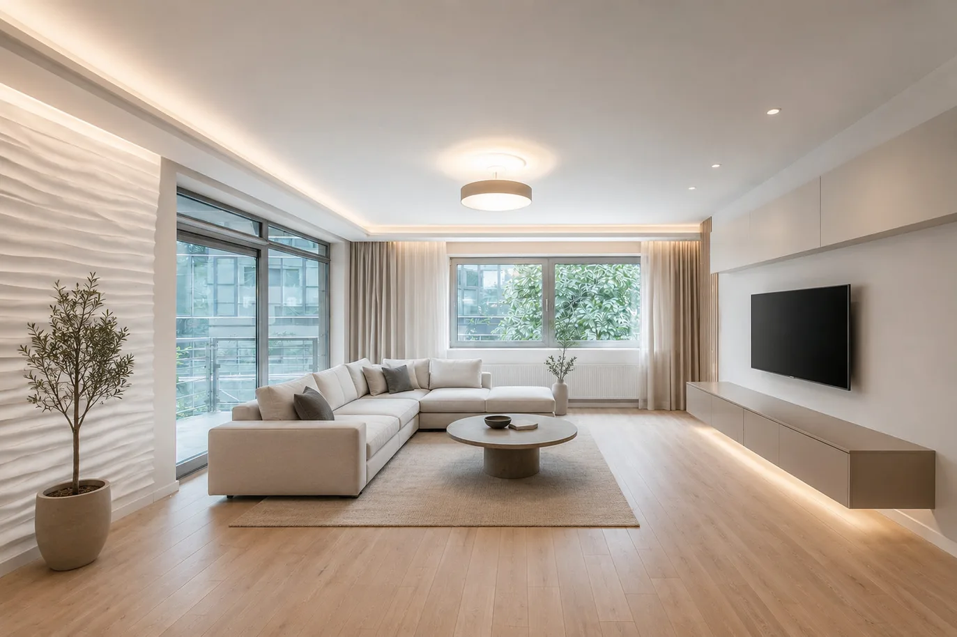 Spacious apartament at Three Crosses Square