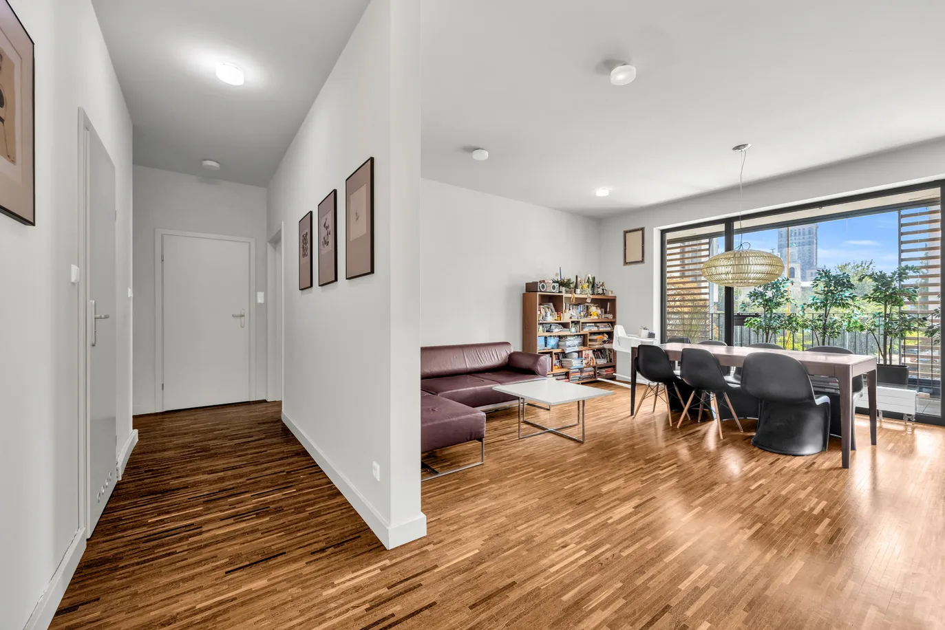 Three rooms in the Center
