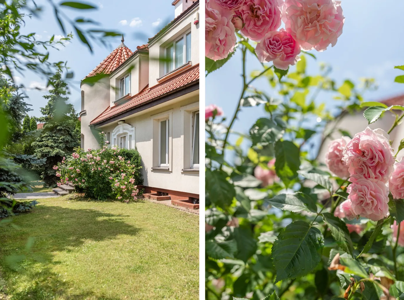 House with a garden among greenery in Mokotów